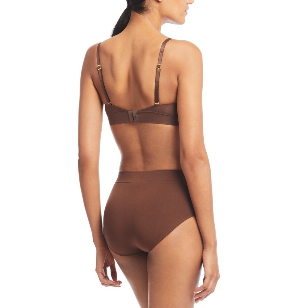 Lauren Ralph Lauren High-Rise Brief Underwear 4L0012 Brown Size XL - Picture 2 of 5